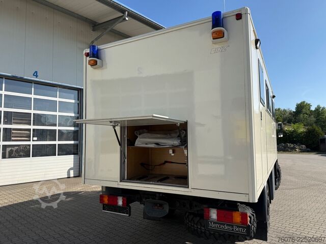 Campingvogn/autocamper MERCEDES-BENZ MB 917 A 4x4 Allrad Koffer 6m Klima Heizung