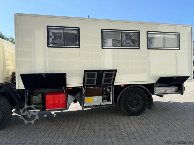 Campingvogn/autocamper MERCEDES-BENZ MB 917 A 4x4 Allrad Koffer 6m Klima Heizung