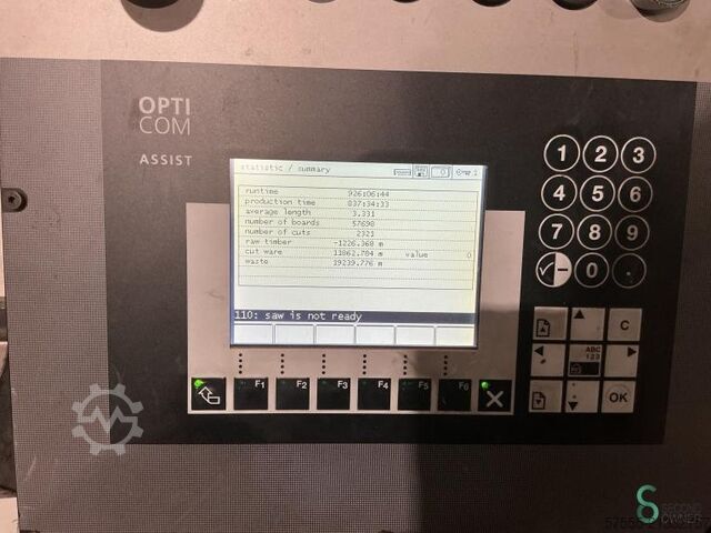 Sierra optimizadora de corte transversal Weinig Opticut S50 2012 Weinig Opticut S50