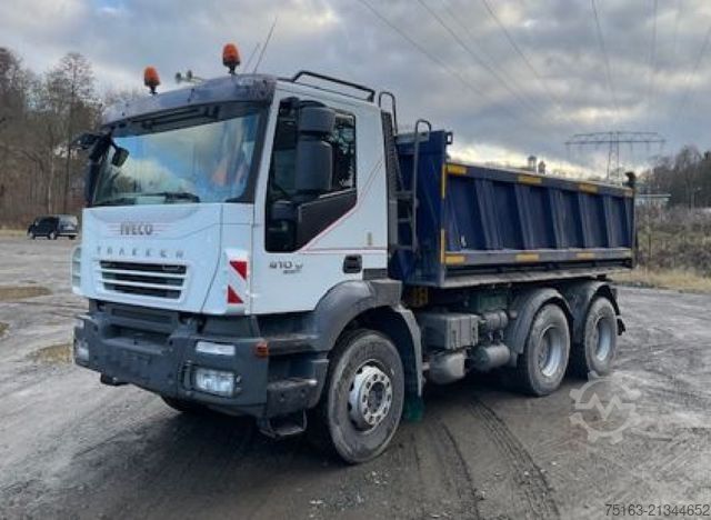 Dreiseitenkipper LKW IVECO TRACKER 260T41 3-Achs Kipper Schalter, Blatt