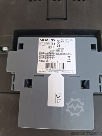 Effektkontaktor med hjælpekontaktblokke Siemens SIRIUS 3RT1056-6AP36