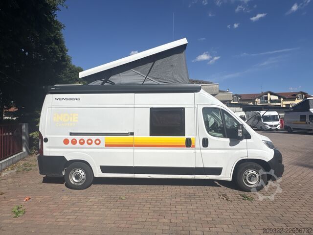 Autocamper 2023 Fiat Ducato Weinsberg Carabus | Manuale | Tetto a Soffietto