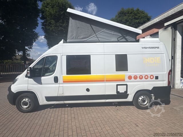 Autocamper 2023 Fiat Ducato Weinsberg Carabus | Manuale | Tetto a Soffietto