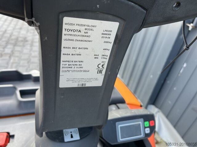 Paletli kamyon BT LPE200