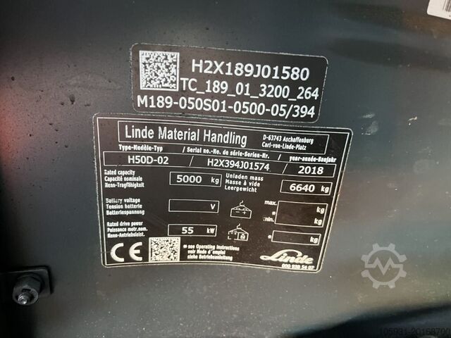 Dieselstapler Linde H50D-02