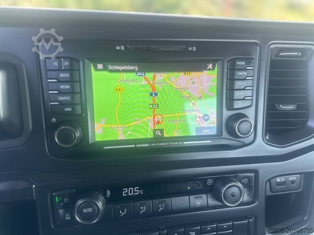 Kanca kasalı yük kamyonu (roll-off) SCANIA G450 Abroller Hiab ULT21S59 Lift/Lenk AHK Navi