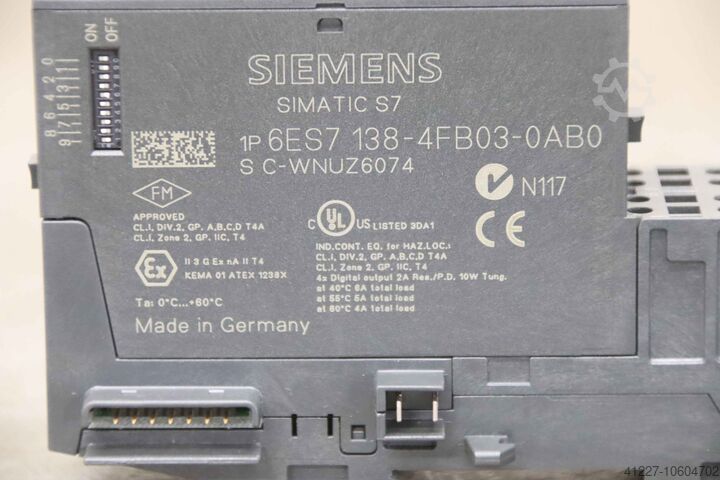 Elektronikai modul ET 200S Siemens 6ES7 138-4FB03-OABO