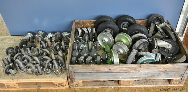 Transportwielen, zwenkwielen Diverse Rollen, Bockrollen