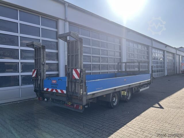 Reboque com plataforma rebaixada Humbaur HBTZ 136224 TA-BS  13,6 t Tandemtieflader
