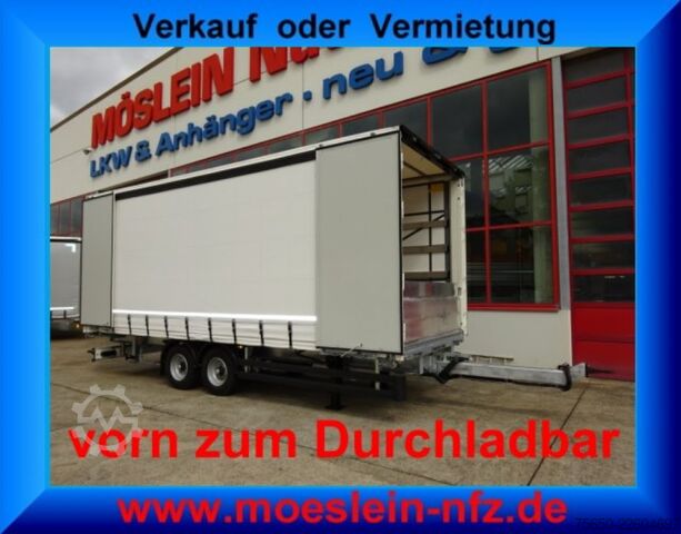 Otvorena prikolica sa ceradom Möslein TPW 105 D Schwebheim  Tandem- Planenanhänger Durchladen