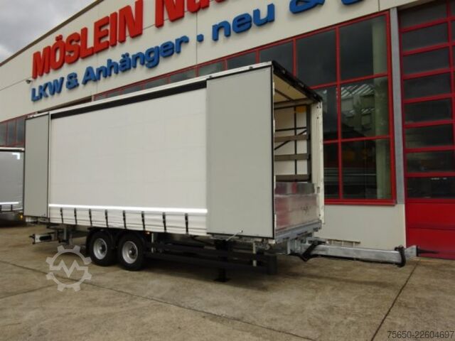 Otvorena prikolica sa ceradom Möslein TPW 105 D Schwebheim  Tandem- Planenanhänger Durchladen
