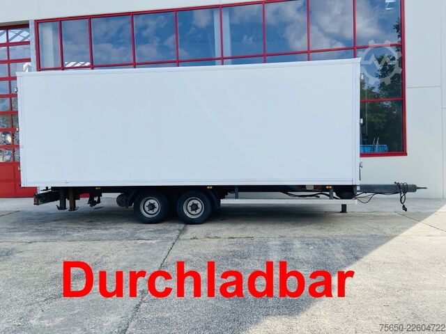 Prikolica sa sandukom Tang, Karl K105  Tandem Kofferanhänger vorn Durchladbar