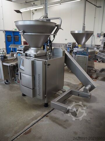 Linea di insacco e porzionatura con linea AL Handtmann, LOMA VF 616, IQ2, AL