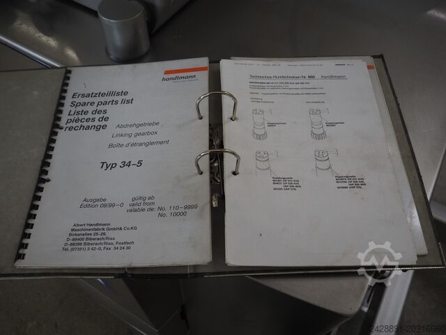 Linea di insacco e porzionatura con linea AL Handtmann, LOMA VF 616, IQ2, AL