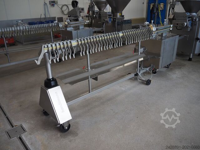 Linea di insacco e porzionatura con linea AL Handtmann, LOMA VF 616, IQ2, AL