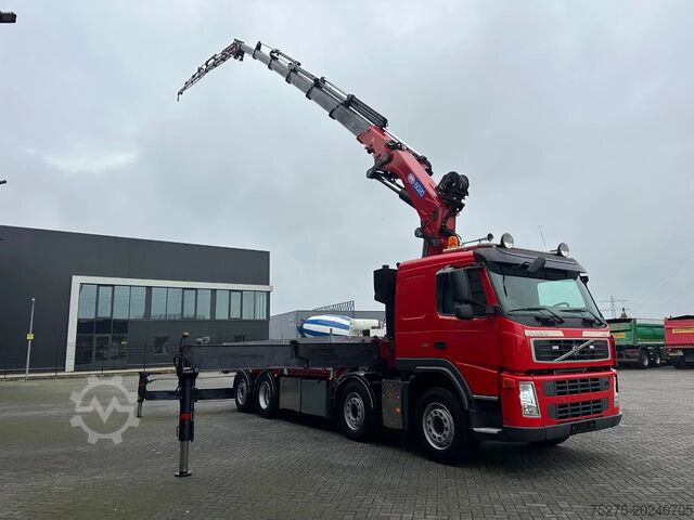 Darus teherautó Volvo FM 460 8x2 HMF 6020 + Fly Jib, Winch