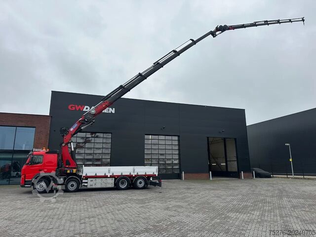 Darus teherautó Volvo FM 460 8x2 HMF 6020 + Fly Jib, Winch