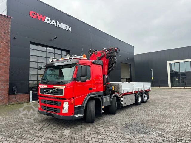 Darus teherautó Volvo FM 460 8x2 HMF 6020 + Fly Jib, Winch