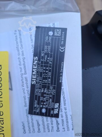 Σερβοκινητήρας Siemens 1FT6105-8AC71-3EG1-Z Z=N05