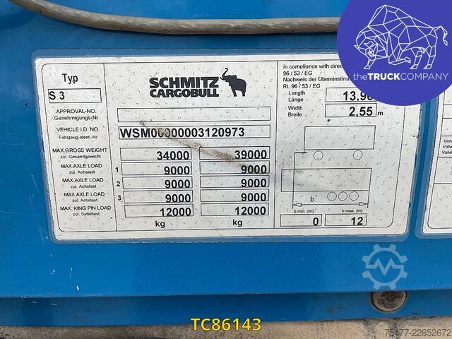 Schuifzeilen Schmitz Cargobull scs 27 srem