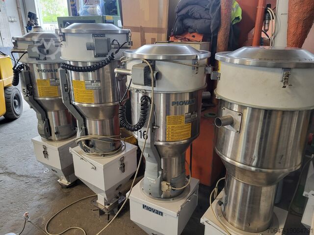 10 vantuzlu merkezi konveyör sistemi PIOVAN EASY 3 BASIC