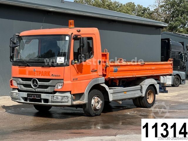 Furgón volquete MERCEDES-BENZ Atego 818 4x2 Meiler DSK