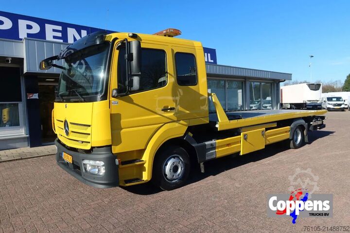 Bestelwagen autodrager Mercedes-Benz Atego 1221 L Takelwagen 6 Persoons