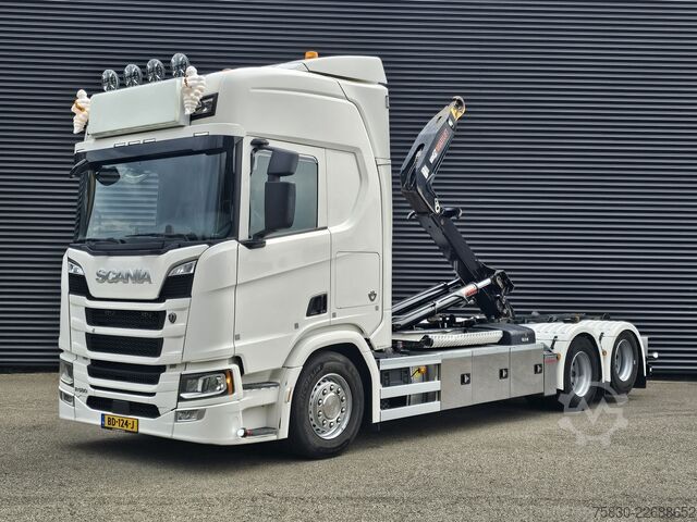 Hakenarmsystem Scania R580 V8 6x2 / HOOKLIFT / HAAKARM / ABROLKIPPER