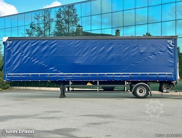 Open oplegger met zeil  System Trailer LPRS9 CITY TRAILER TAIL LIFT NEW