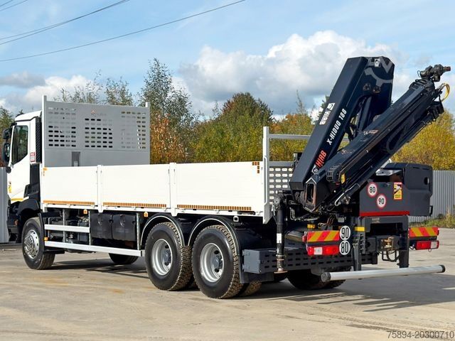 Autokran RENAULT C 380* HIAB X-HIDUO 188 B-3/FUNK*6x4