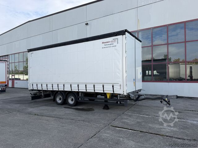 Rimorchio aperto con telone Möslein TPW 105 D  Tandem- Planenanhänger
