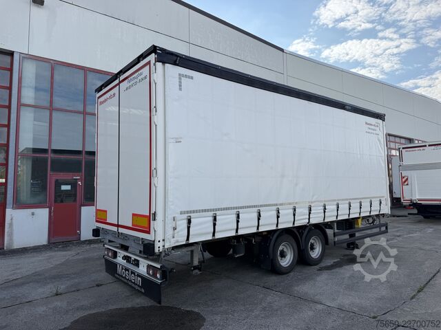 Rimorchio aperto con telone Möslein TPW 105 D  Tandem- Planenanhänger