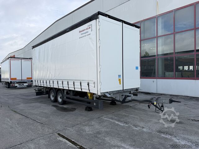 Rimorchio aperto con telone Möslein TPW 105 D  Tandem- Planenanhänger