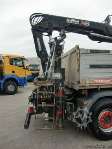 Třístranný sklápěč MAN TGS 26.400 3-SEITENKIPPER, 6X2-2 LENKACHSE HIAB 144ES -3DUO