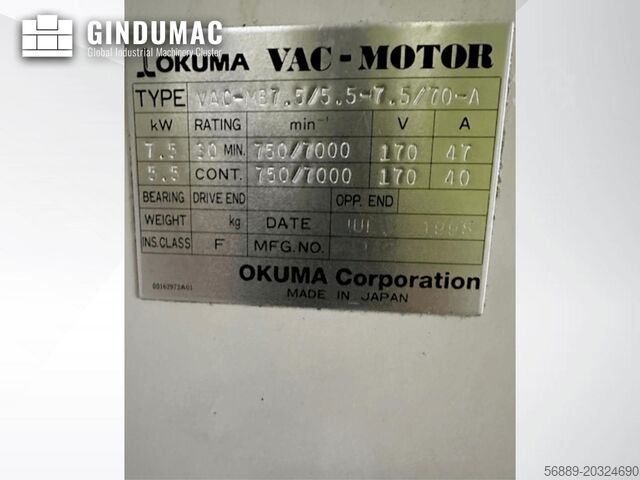 Horizontale draaimachine Okuma LT 10-M