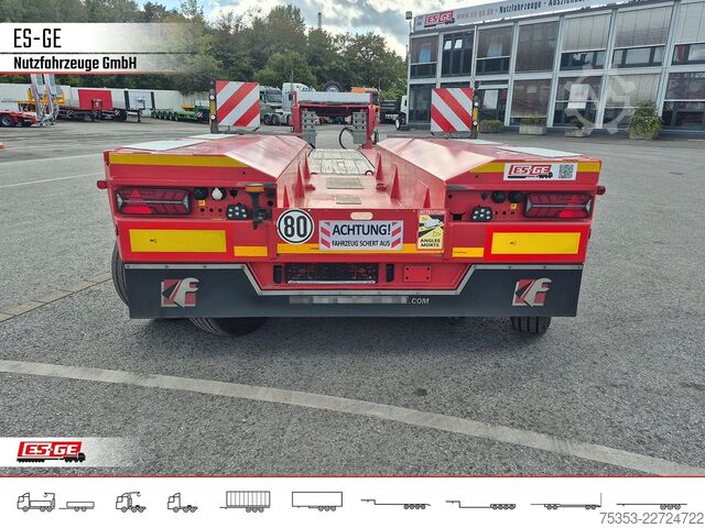 Alçak şasi dorse FAYMONVILLE Megamax Tiefbett 3x12 t PA
