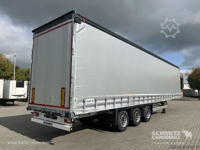 Semi-reboque aberto com lona Schmitz Cargobull Curtainsider Mega Getränke