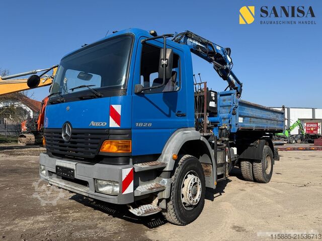 Tipper truck Mercedes-Benz Atego 1828/3 S.-Kipper Meiller/Atlas AK
