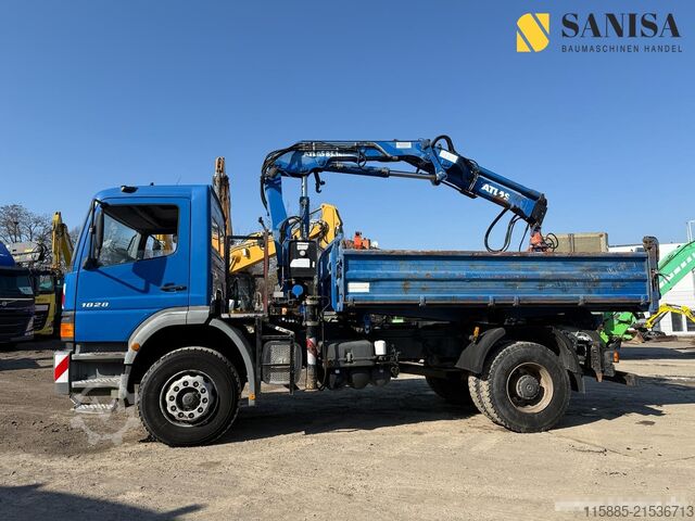 Tipper truck Mercedes-Benz Atego 1828/3 S.-Kipper Meiller/Atlas AK