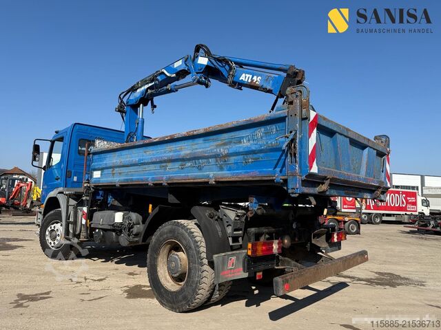 Tipper truck Mercedes-Benz Atego 1828/3 S.-Kipper Meiller/Atlas AK