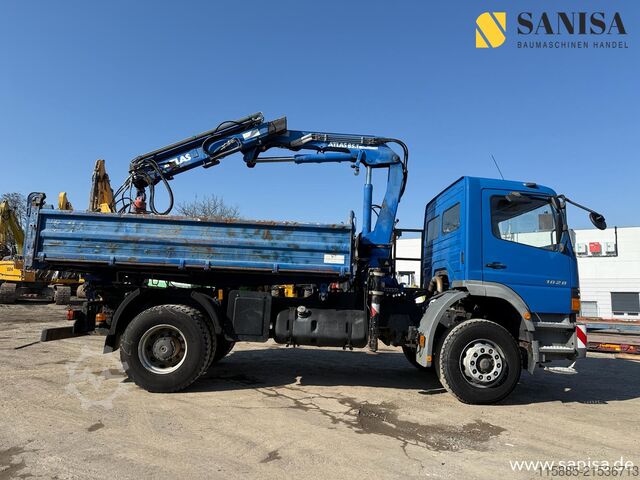 Tipper truck Mercedes-Benz Atego 1828/3 S.-Kipper Meiller/Atlas AK