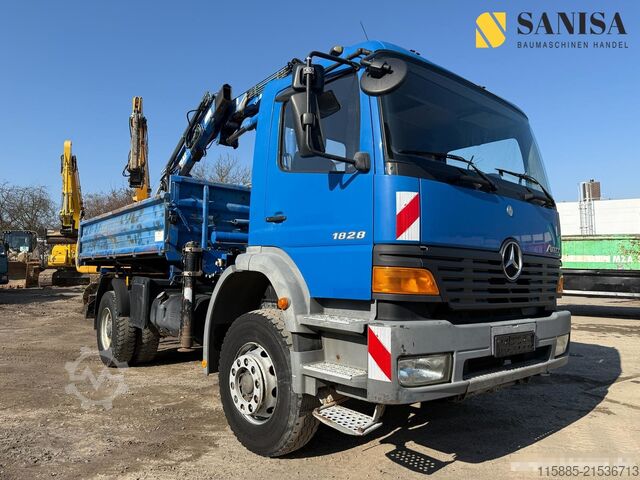Tipper truck Mercedes-Benz Atego 1828/3 S.-Kipper Meiller/Atlas AK
