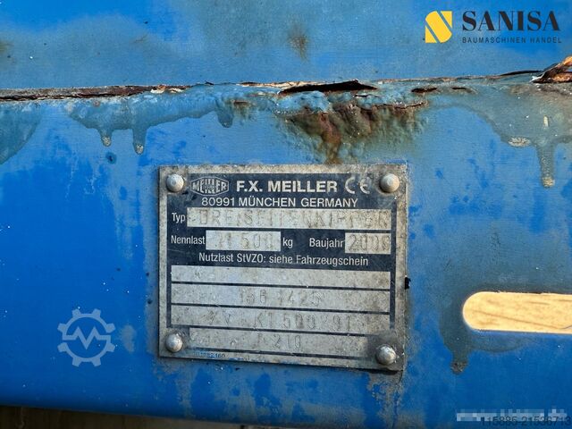 Tipper truck Mercedes-Benz Atego 1828/3 S.-Kipper Meiller/Atlas AK