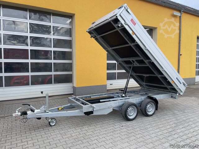Trosmerni kiper prikolica Saris 356cm 184cm 3,5T 3-Seitenkipper Tandem