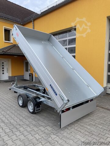 Trosmerni kiper prikolica Saris 356cm 184cm 3,5T 3-Seitenkipper Tandem