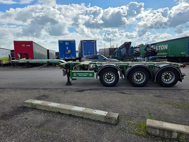 Transport de conteneurs D-TEC FLEXITRAILER/ALL CONNECTIONS/3 X EXTENDIBLE/486...