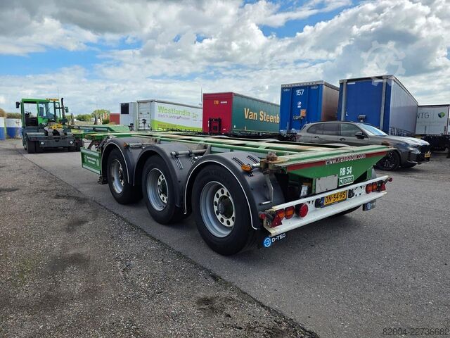 Transport de conteneurs D-TEC FLEXITRAILER/ALL CONNECTIONS/3 X EXTENDIBLE/486...