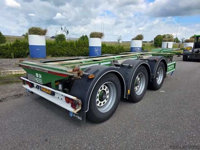 Transport de conteneurs D-TEC FLEXITRAILER/ALL CONNECTIONS/3 X EXTENDIBLE/486...