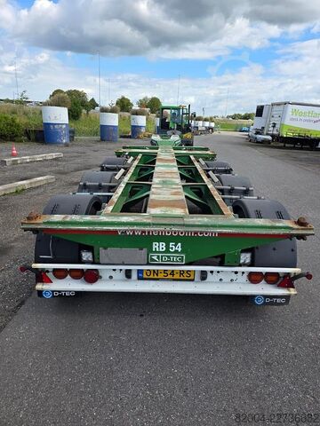 Transport de conteneurs D-TEC FLEXITRAILER/ALL CONNECTIONS/3 X EXTENDIBLE/486...