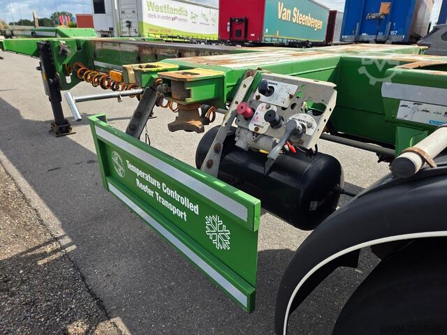 Transport de conteneurs D-TEC FLEXITRAILER/ALL CONNECTIONS/3 X EXTENDIBLE/486...